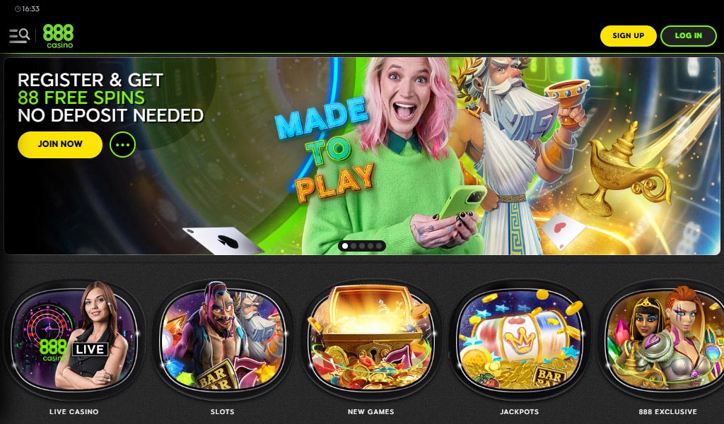 888 Casino Review | No Deposit Free Spins UK 2018