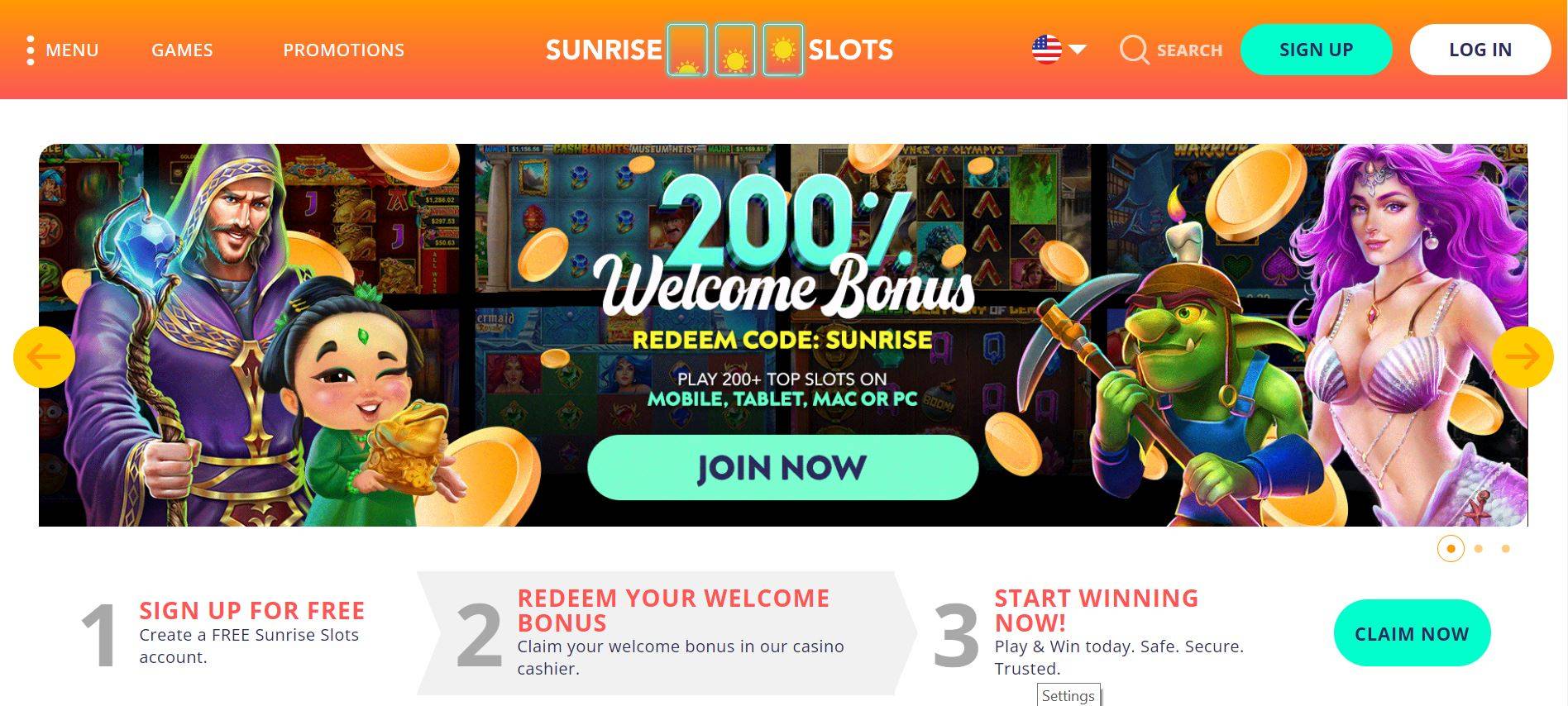 Sunrise Slots Casino