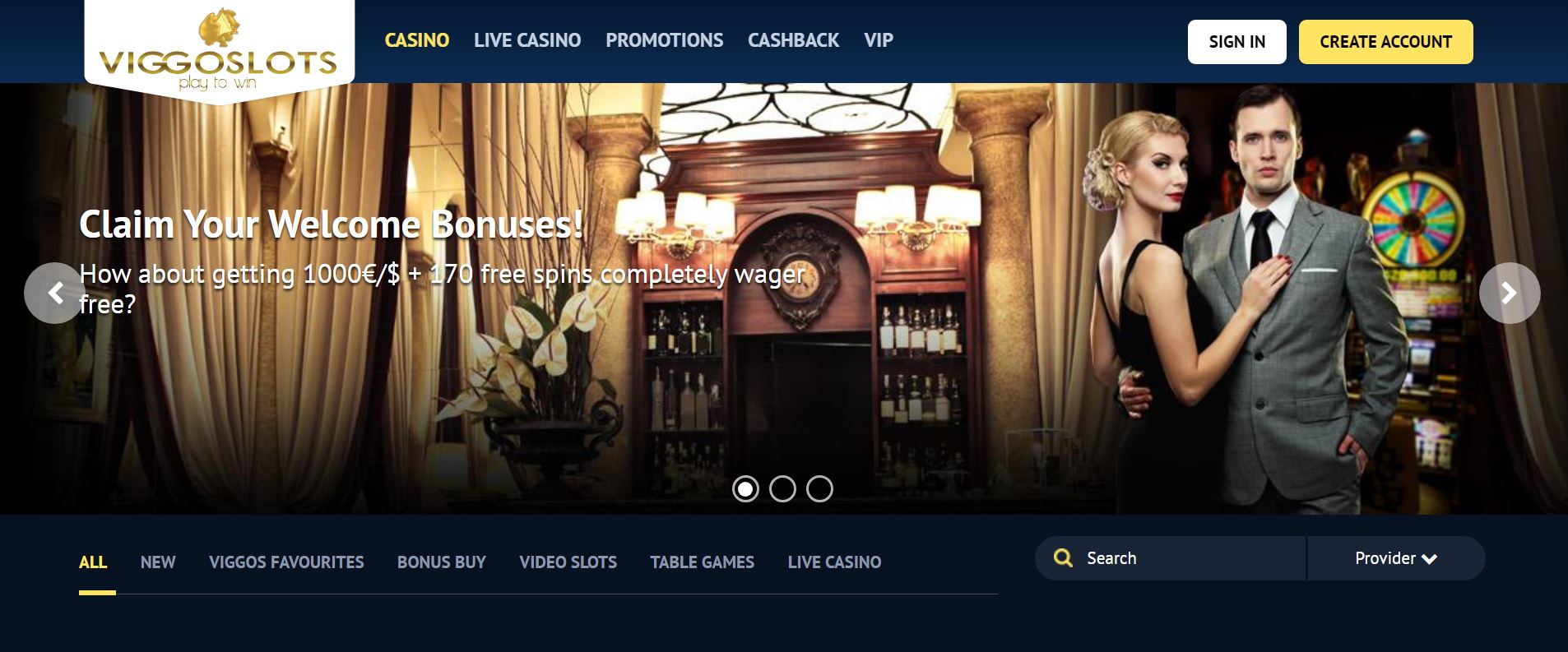 Viggoslots Homepage