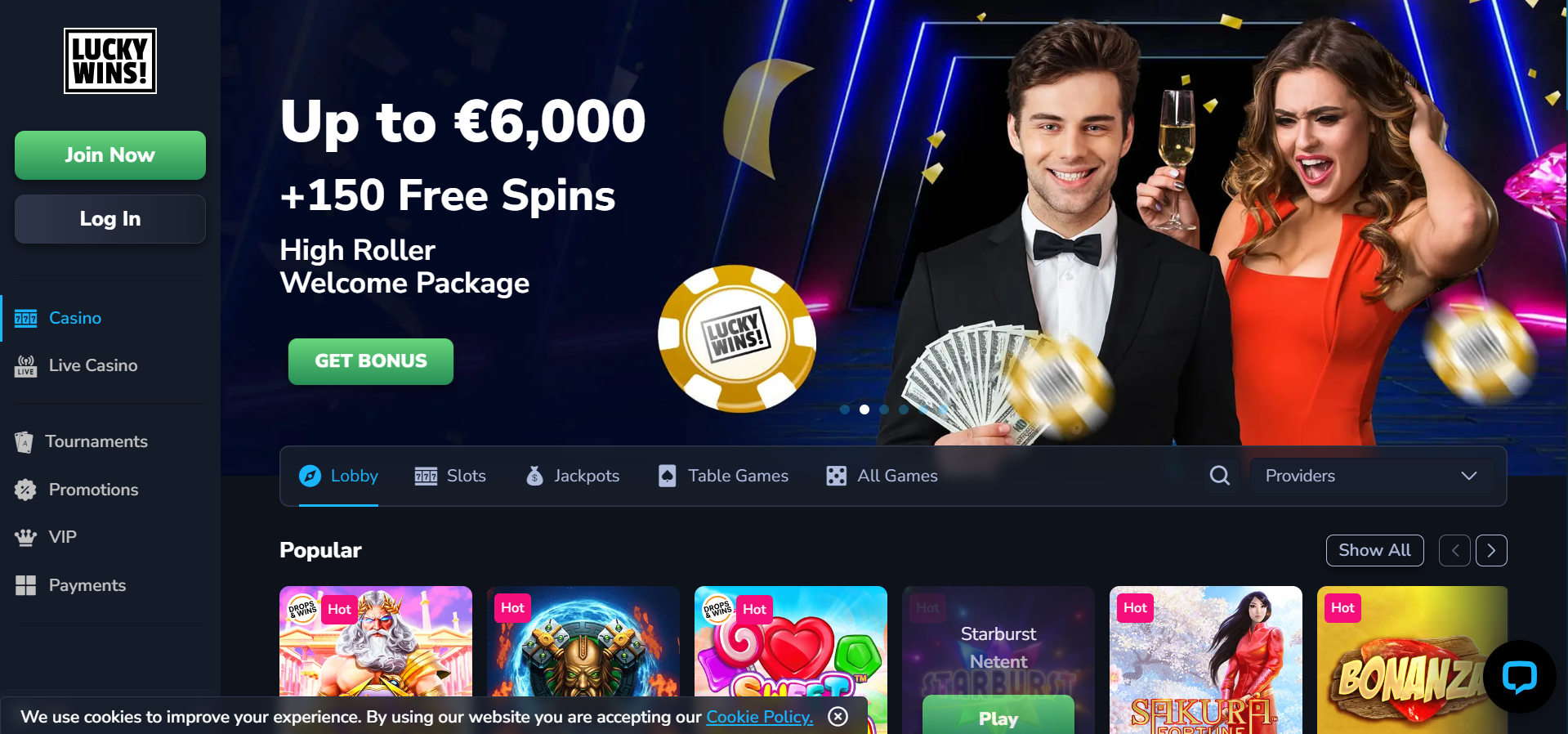 LuckyWins Casino